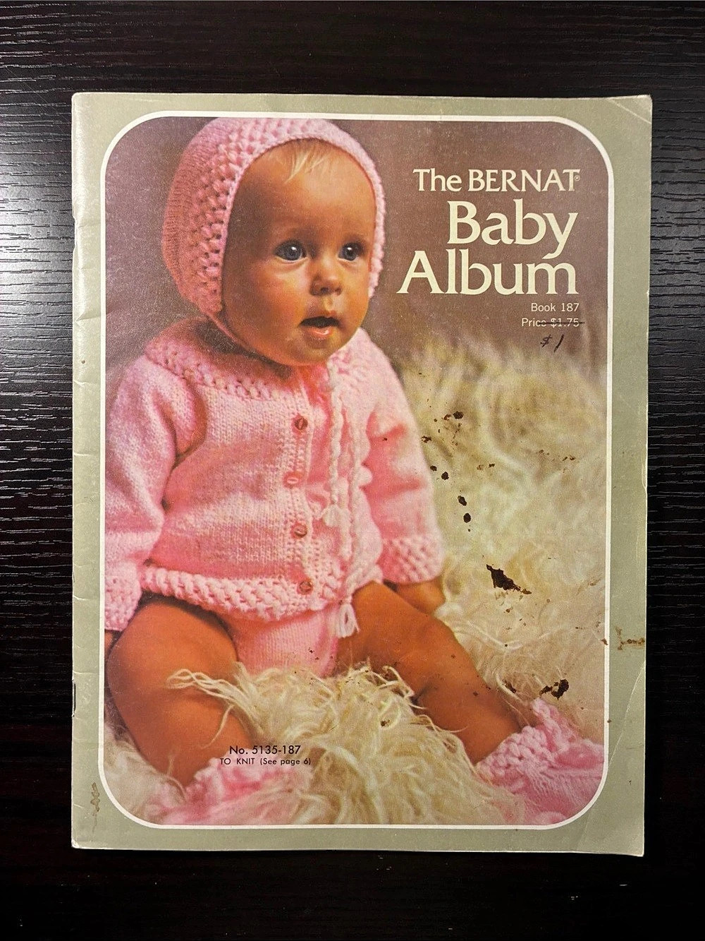 Bernat The Bernat Baby Album Book 187 The Book 187 Vintage Baby Knitting Pattern